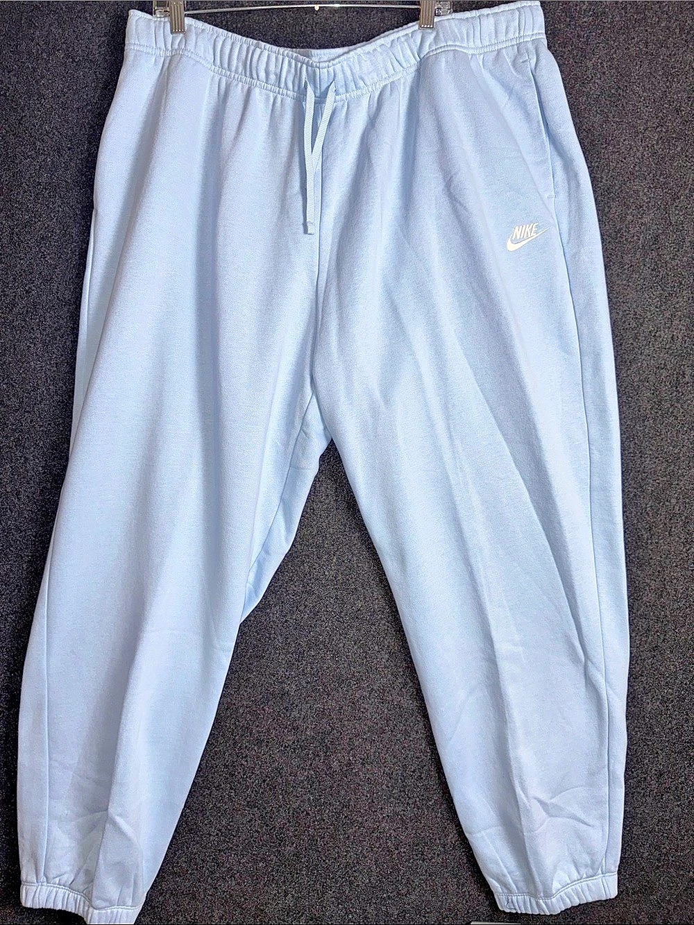 Nike Sportswear Club Fleece Mid-Rise Oversized Sweatpants Oversized Joggers Blue